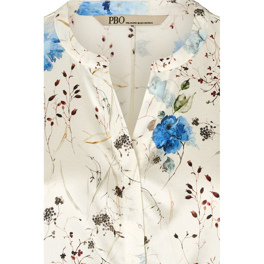 PBO - Blaine silk top - Light flower