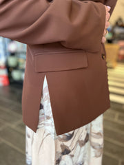 Imperial - Blazer med slids - Cacao