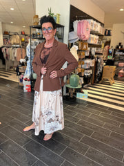 Gustav - Mabell skirt - Multi beige