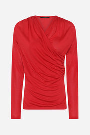 Bruuns Bazaar - Katka Synvia Blouse - True red