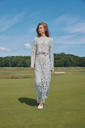 Bruuns Bazaar - Pinanga joani skirt - Light blue