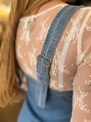 Gustav - Bati midi strap dress - Denim