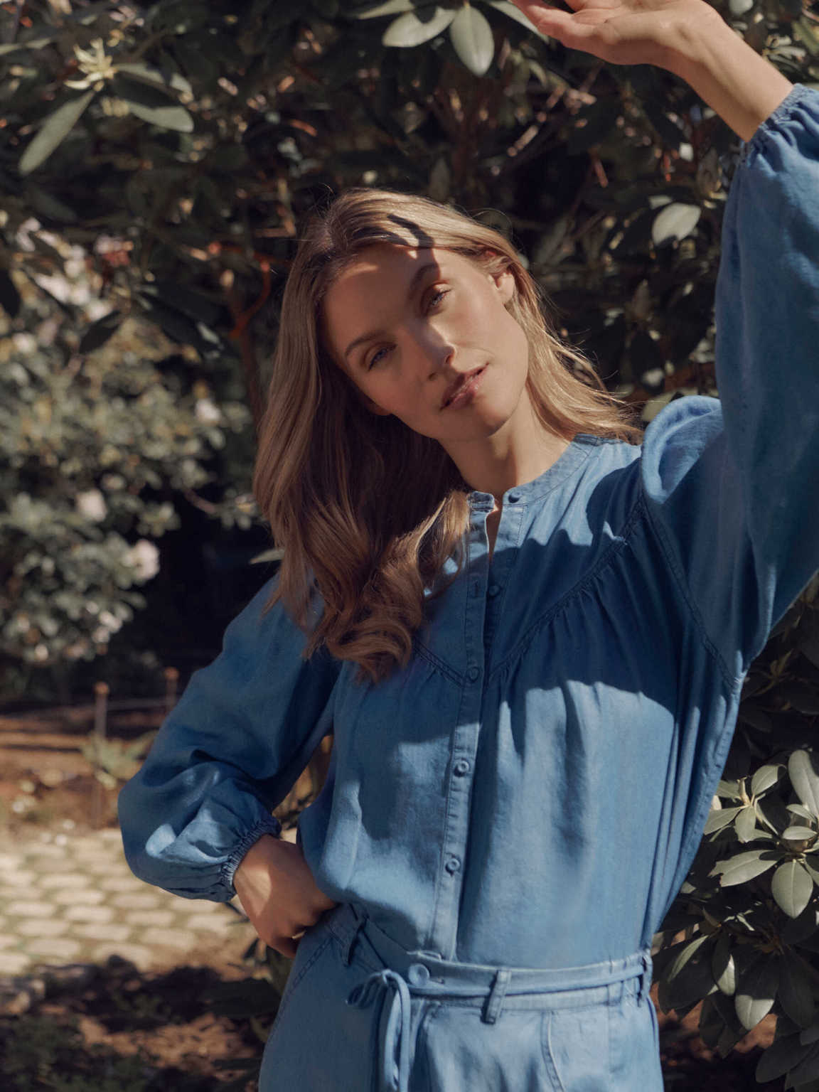 Rosemunde - Dallas LS shirt - Medium denim blue