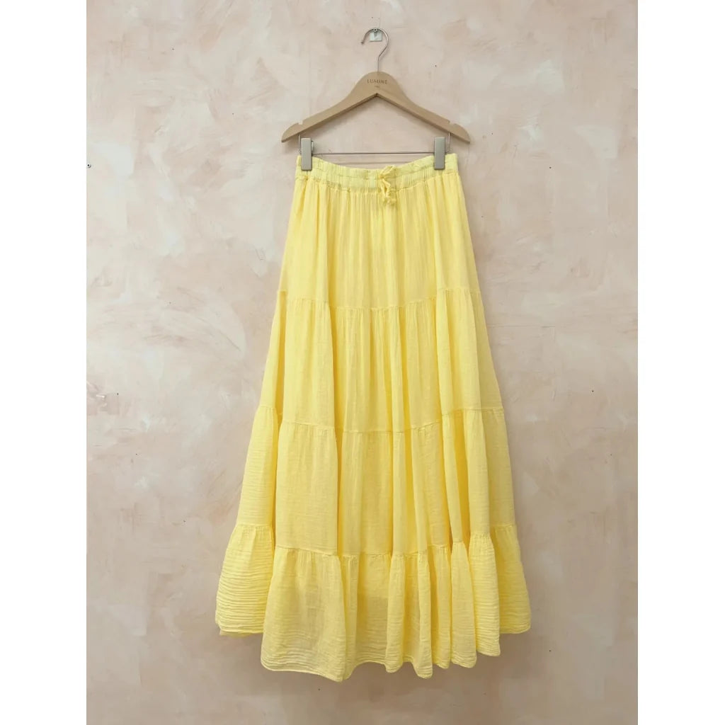 Qnuz - Volumineuse Skirt - yellow