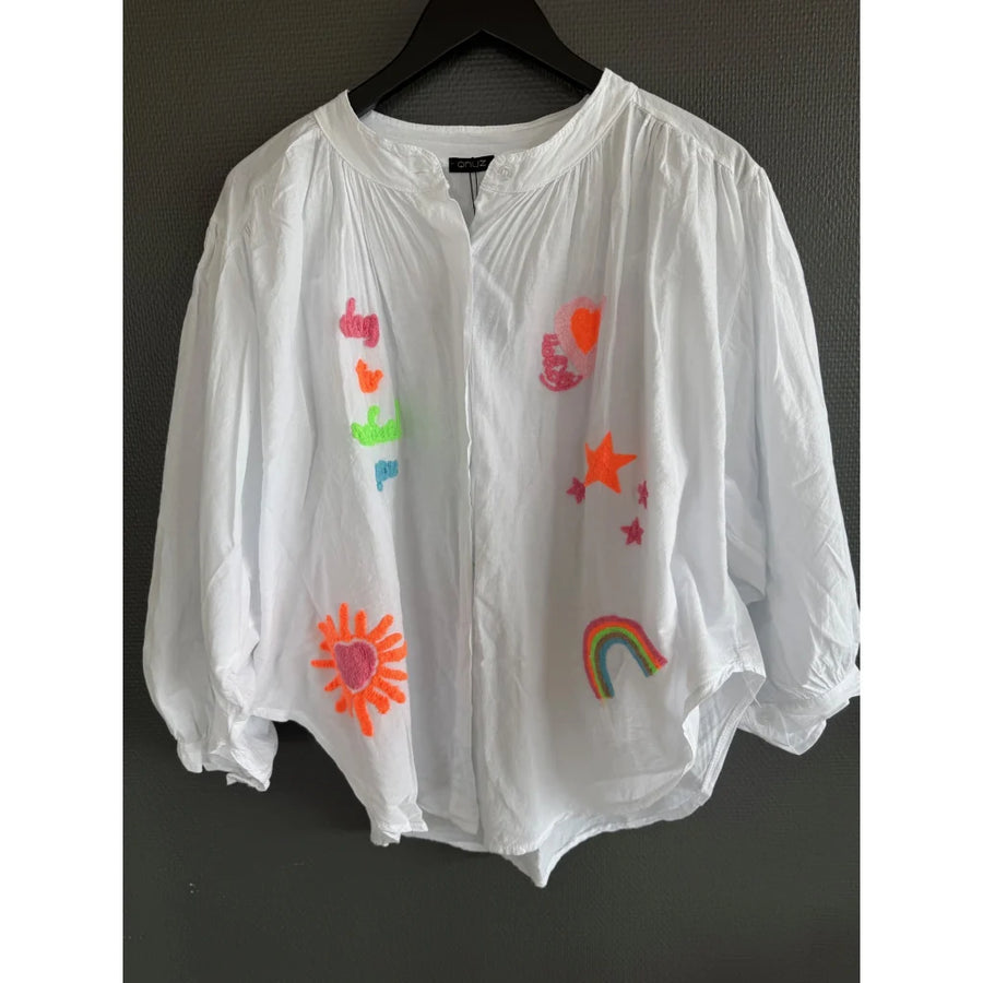 Qnuz - Happy blouse - Multi