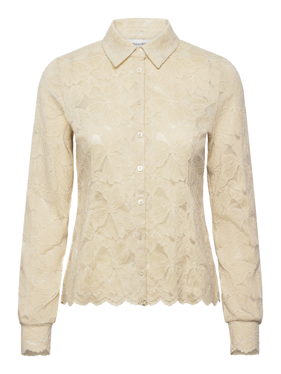 Rosemunde - Fiona LS lace shirt - Beige