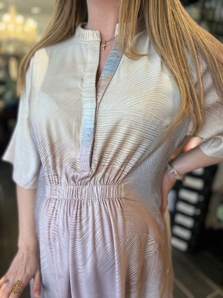Gustav - Hali long dress - Stripe
