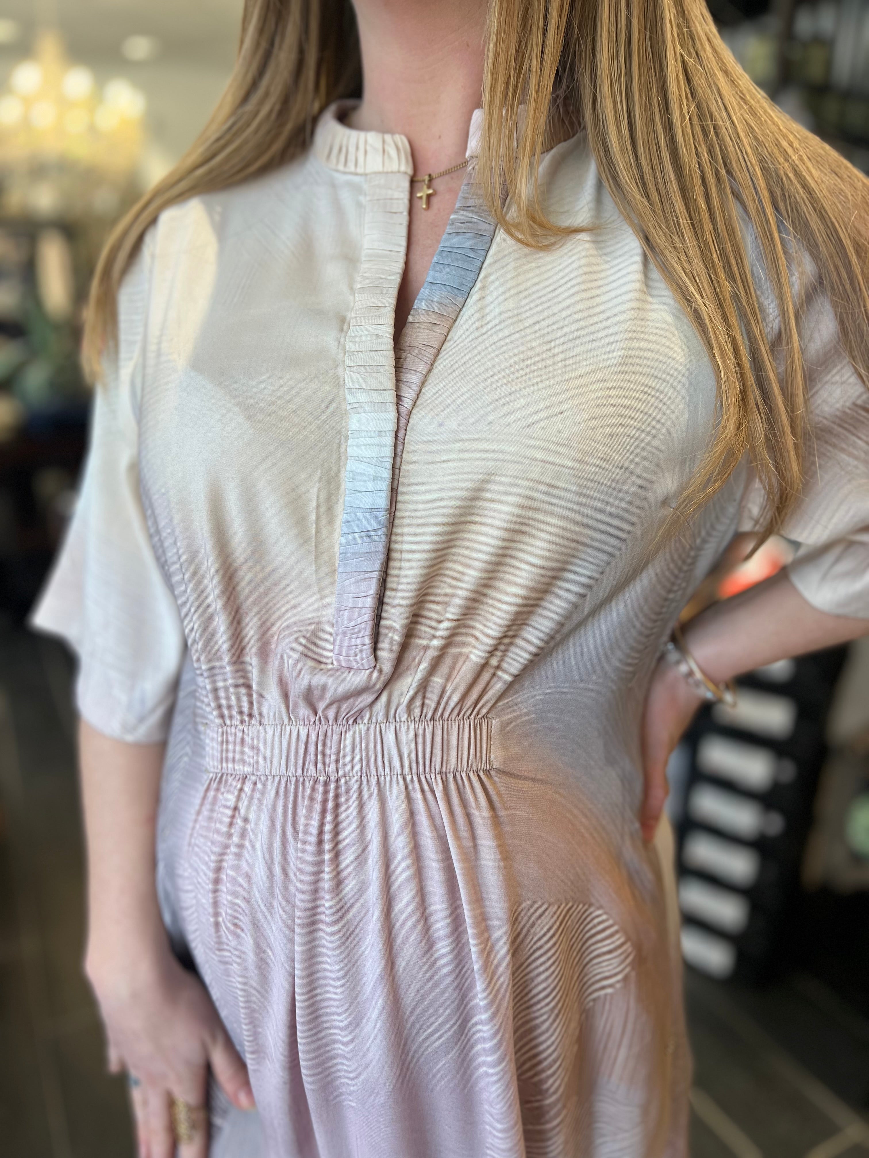 Gustav - Hali long dress - Stripe