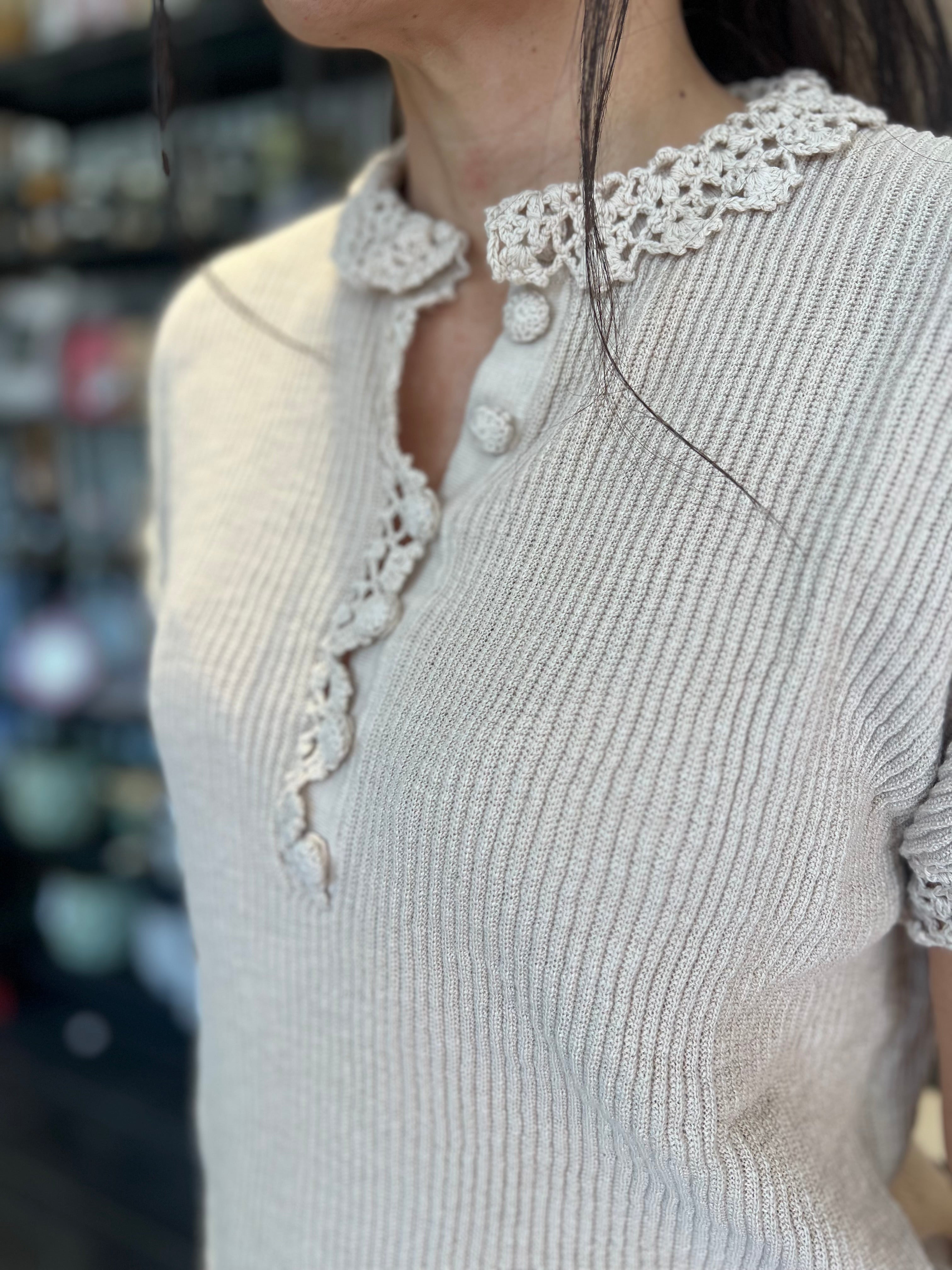 Gustav - Coya knit cardi - Sand