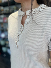 Gustav - Coya knit cardi - Sand