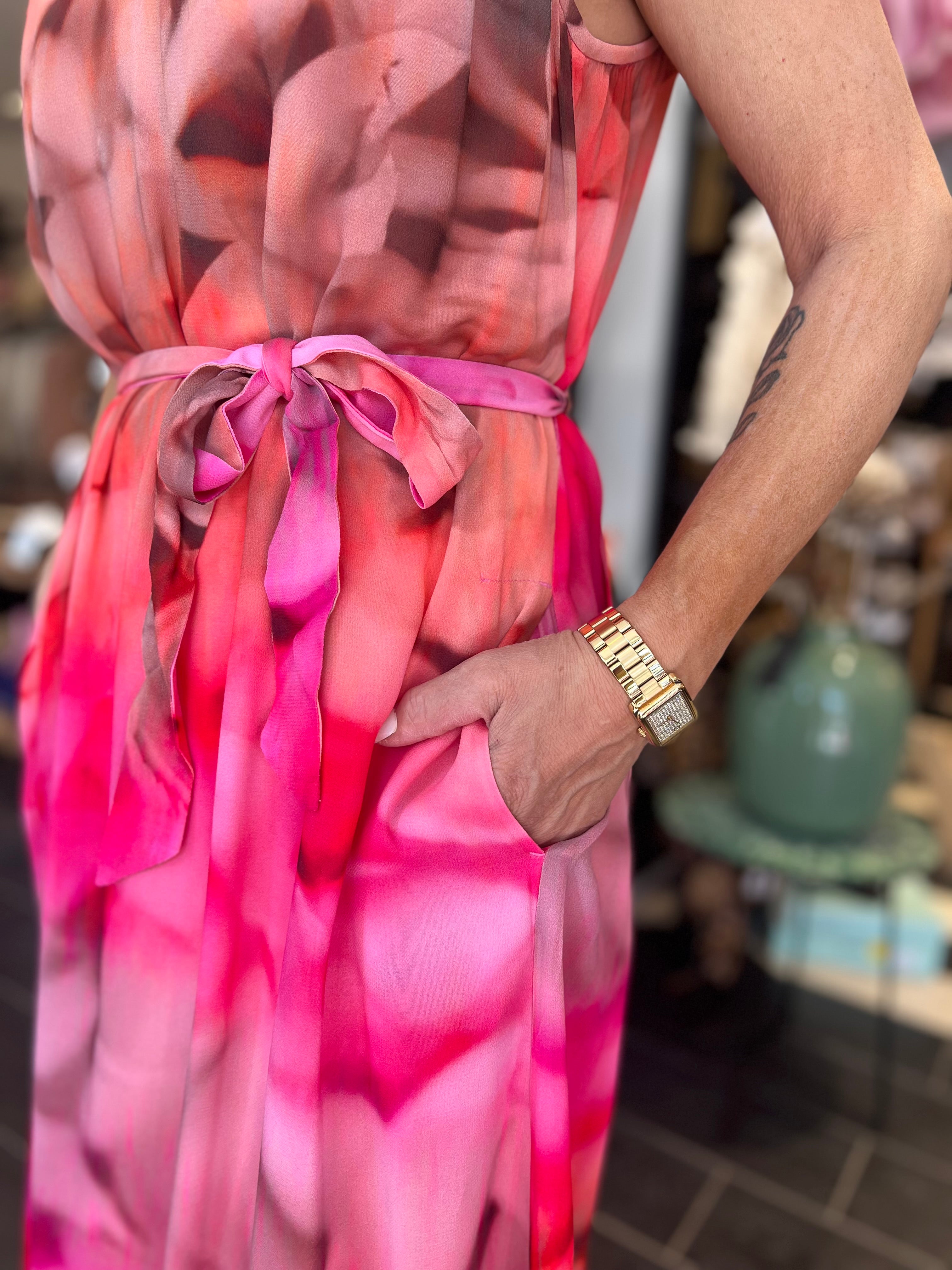 Gustav - Minic strop kjole - Pink