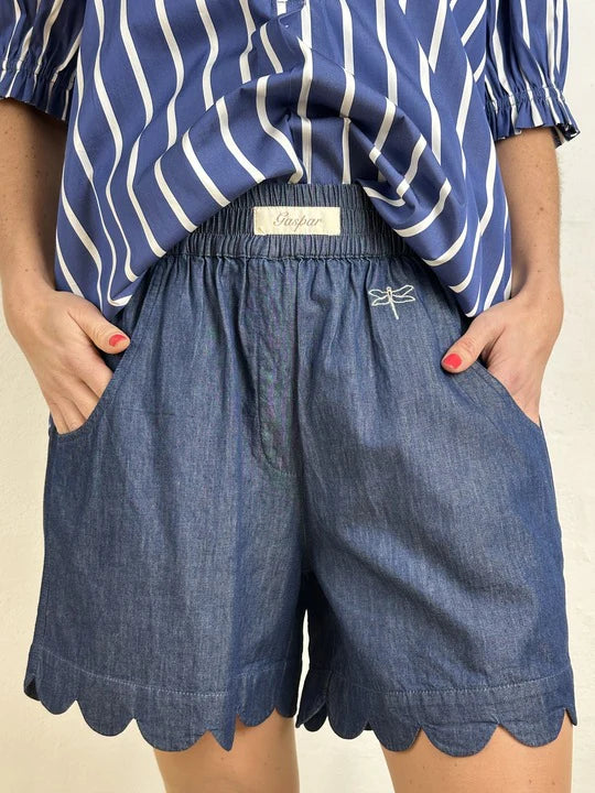 Gaspar - Honolulu Denim Shorts - Dark