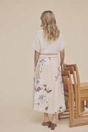 Gustav - Mabell skirt - Multi beige