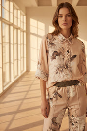 Gustav - Bayanna blouse - Flower beige