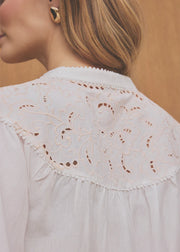 Gustav - Annsofie blouse - White/beige