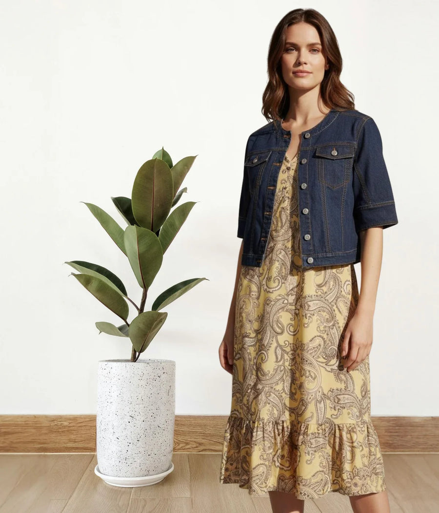 Ofelia - Disa jacket - mørk denim