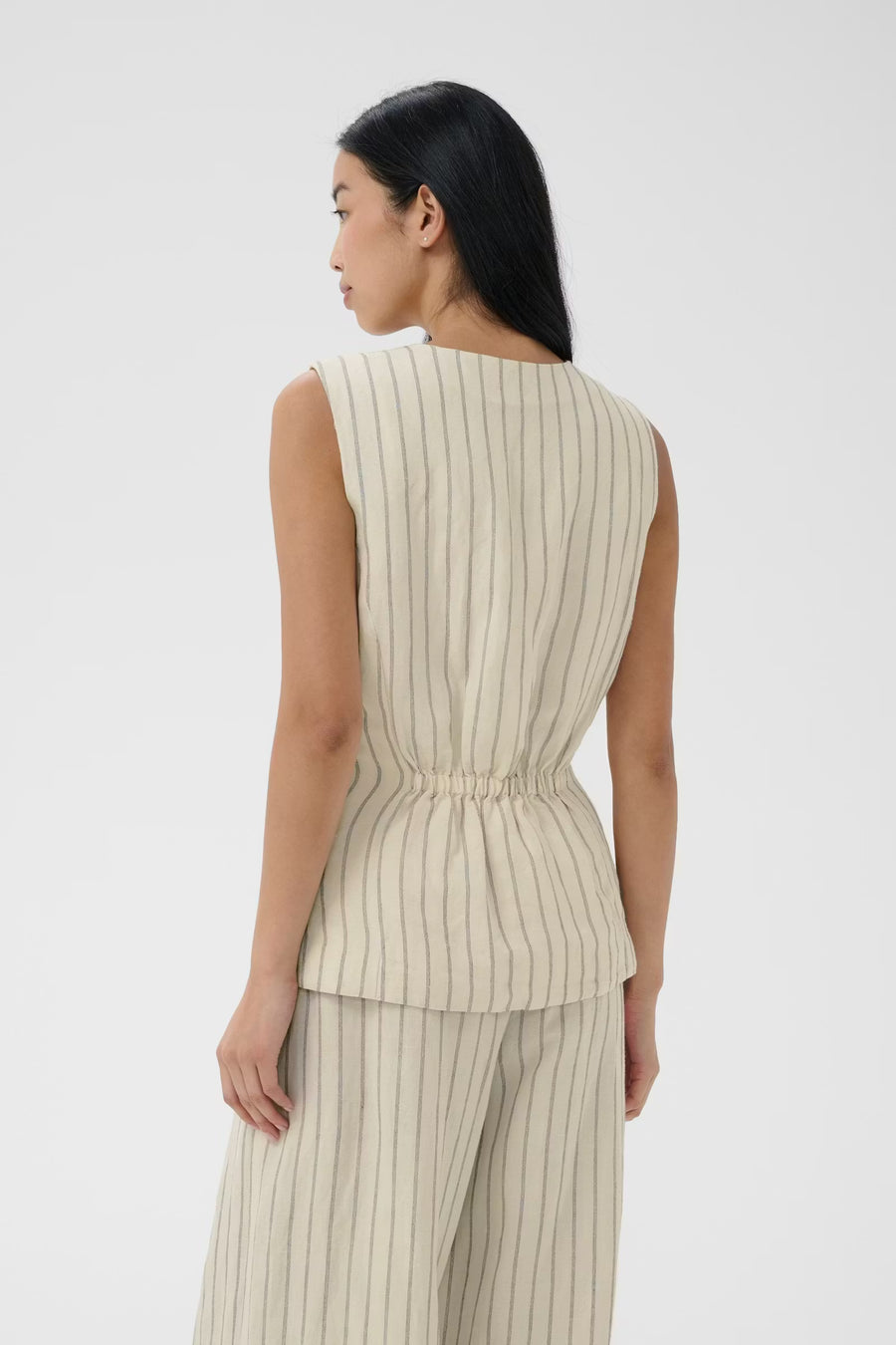 Part Two - Binta Vest - Black stripe