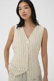 Part Two - Binta Vest - Black stripe