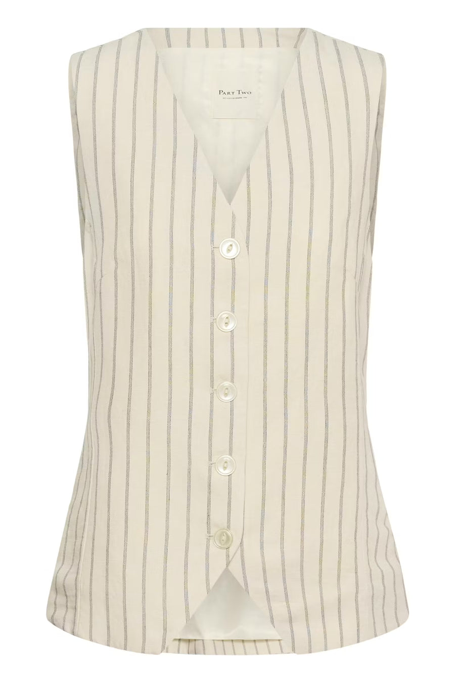 Part Two - Binta Vest - Black stripe