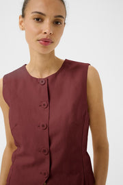 Part Two - Benitta Vest - Burnt Russet