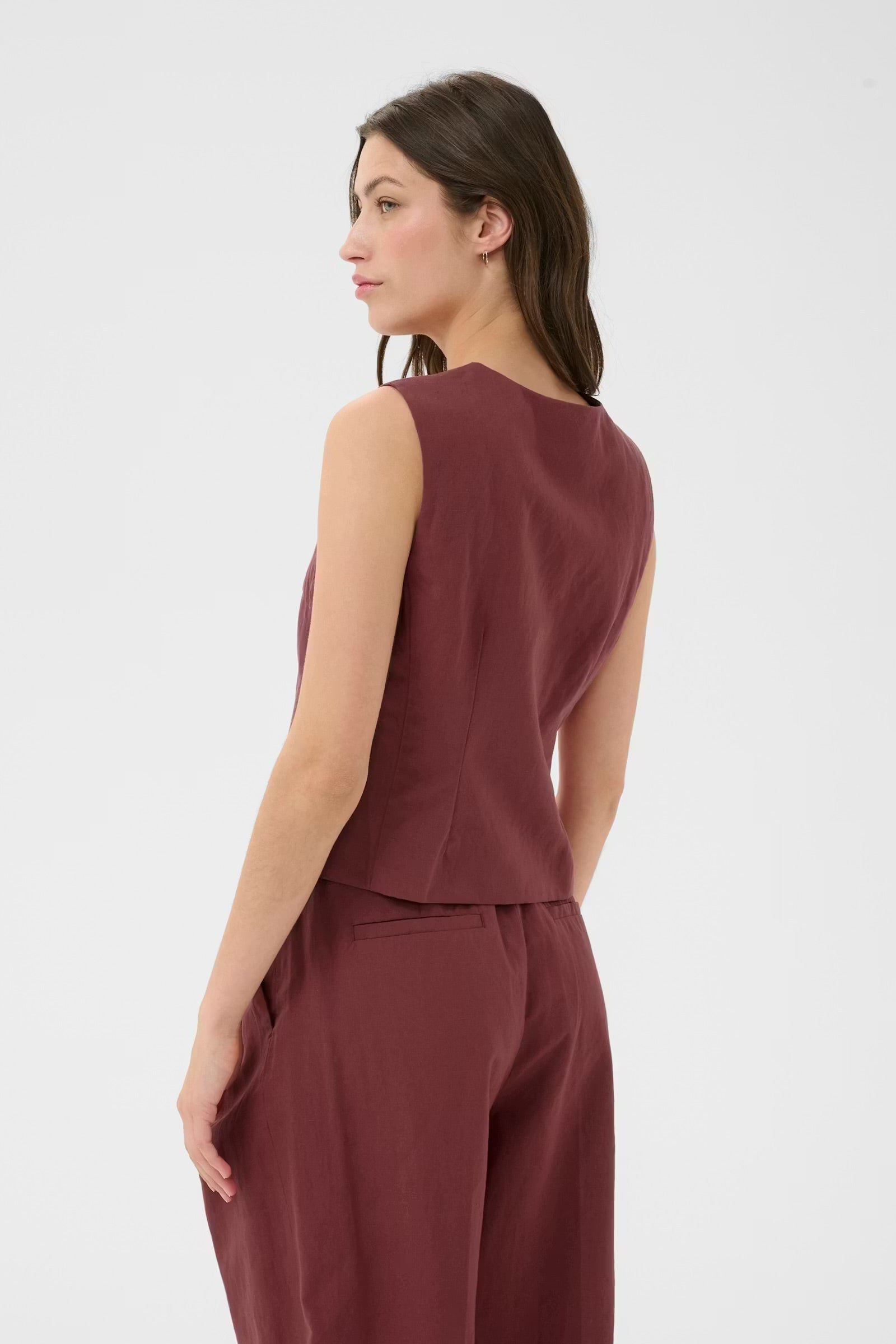 Part Two - Benitta Vest - Burnt Russet
