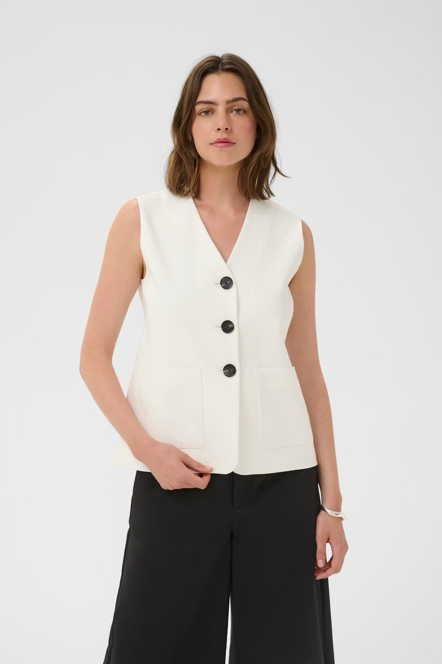 In Wear - Zella Vest - Wisper White