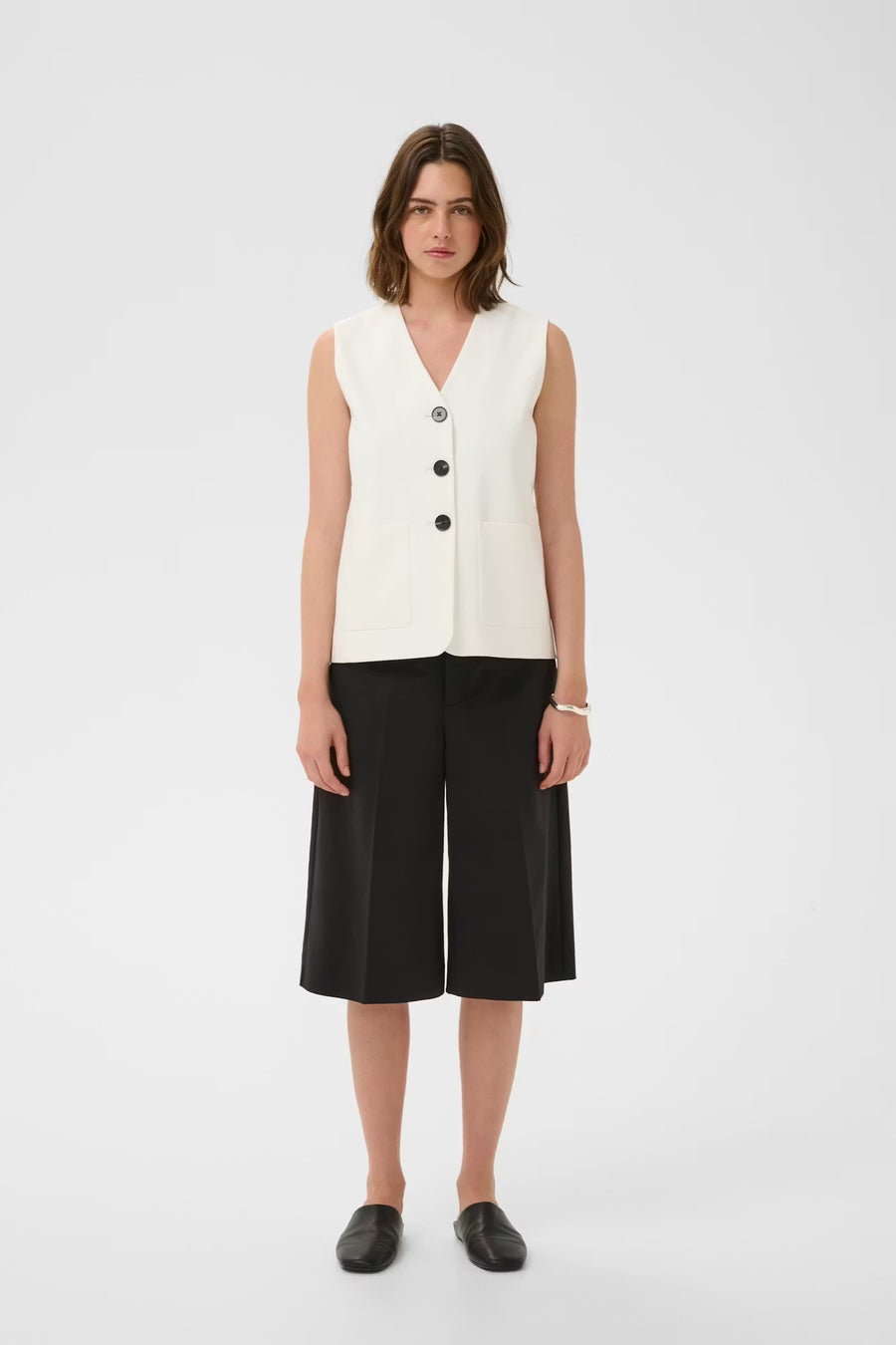 In Wear - Zella Vest - Wisper White