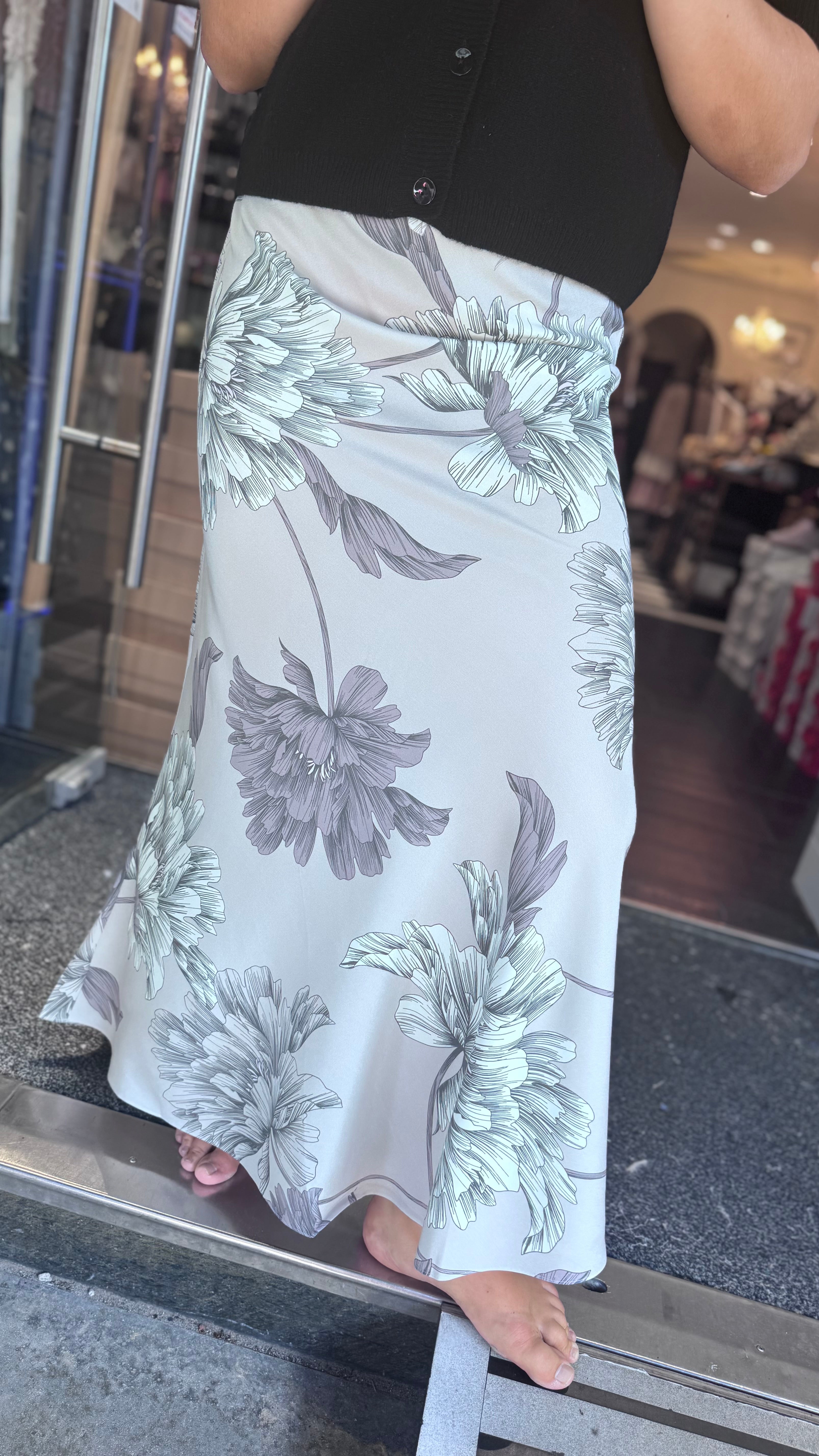 Charlotte Sparre - Mermaid skirt - Giada Light grey