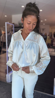 Charlotte Sparre - Trace blouse - Ivory