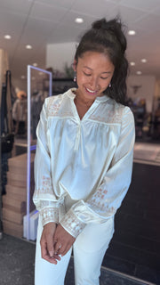 Charlotte Sparre - Trace blouse - Ivory