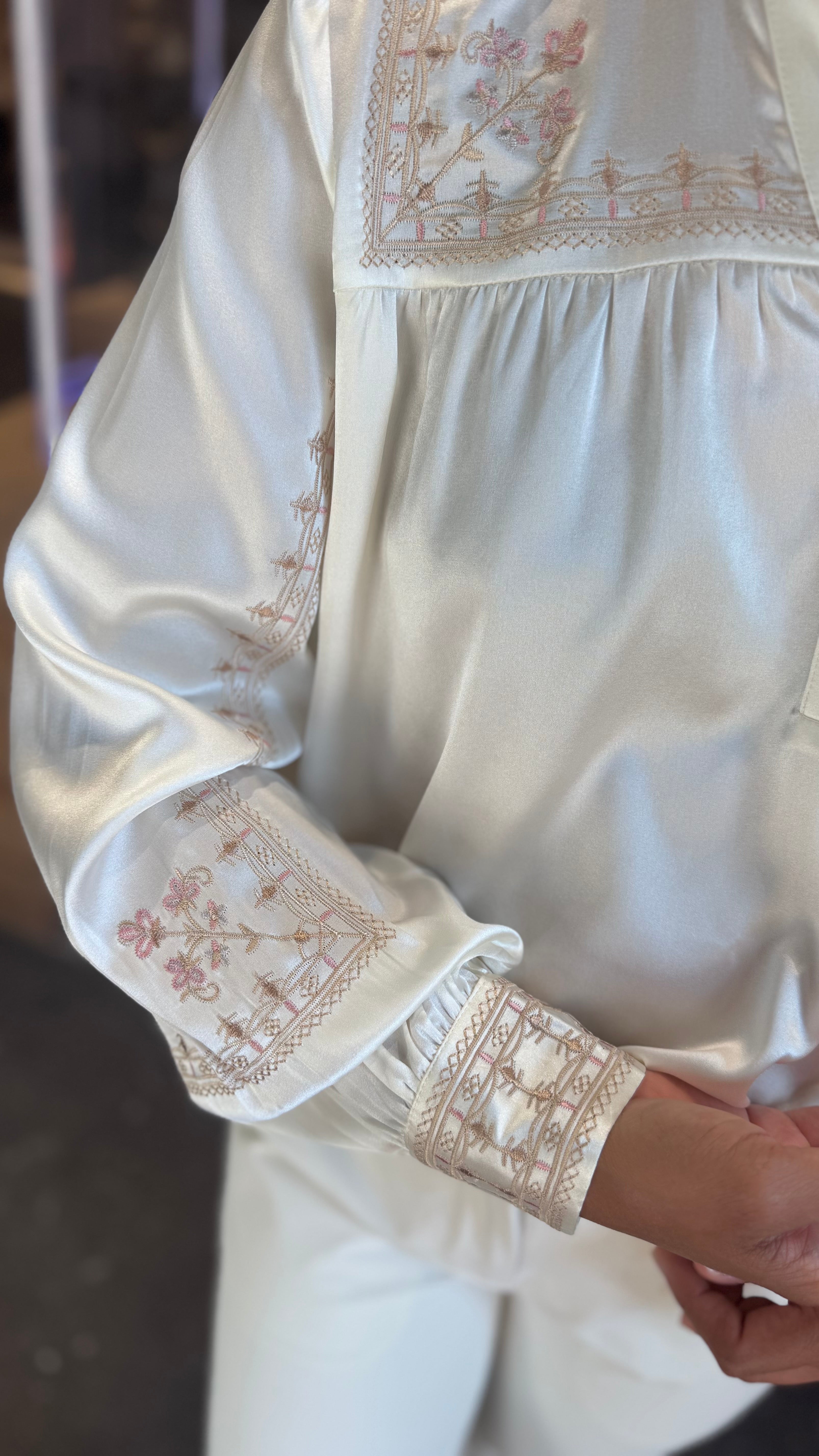 Charlotte Sparre - Trace blouse - Ivory