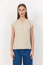 Leveté - Naja 19 bluse - Lys Sand