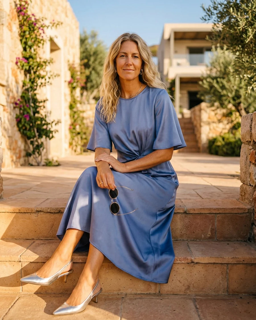 Prepair - Nora dress - Vintage blue