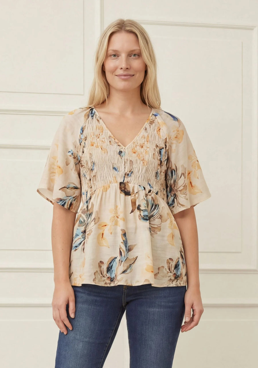 Isay - Margo blouse - Summer Flower