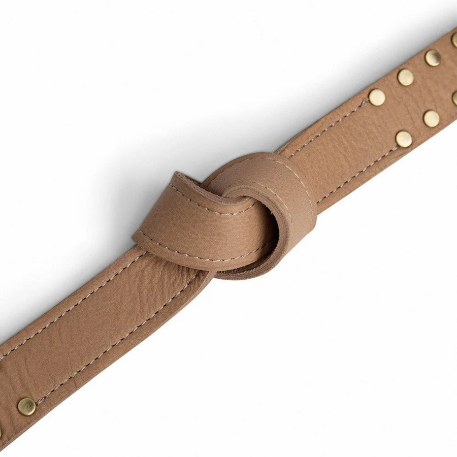 Depeche - Studded waist bælte - 17200 - Camel