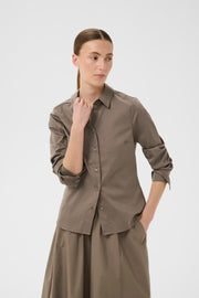 In Wear - Cally skjorte - Coffee Quartz