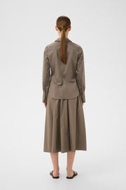 In Wear - Cally skjorte - Coffee Quartz