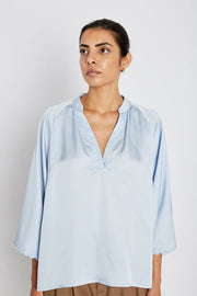 Bruuns Bazaar - Weckia Winny Blouse - Light blue
