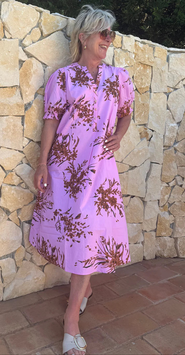 Gaspar - Tunø print dress - Pink