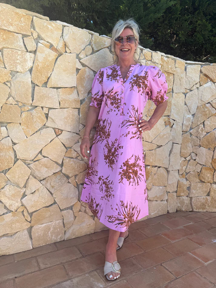 Gaspar - Tunø print dress - Pink