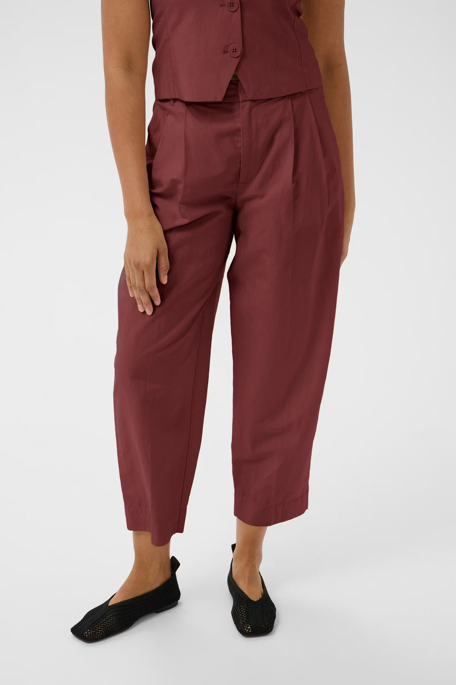 Part Two - Beatriz Pants - Bourdoux Rød