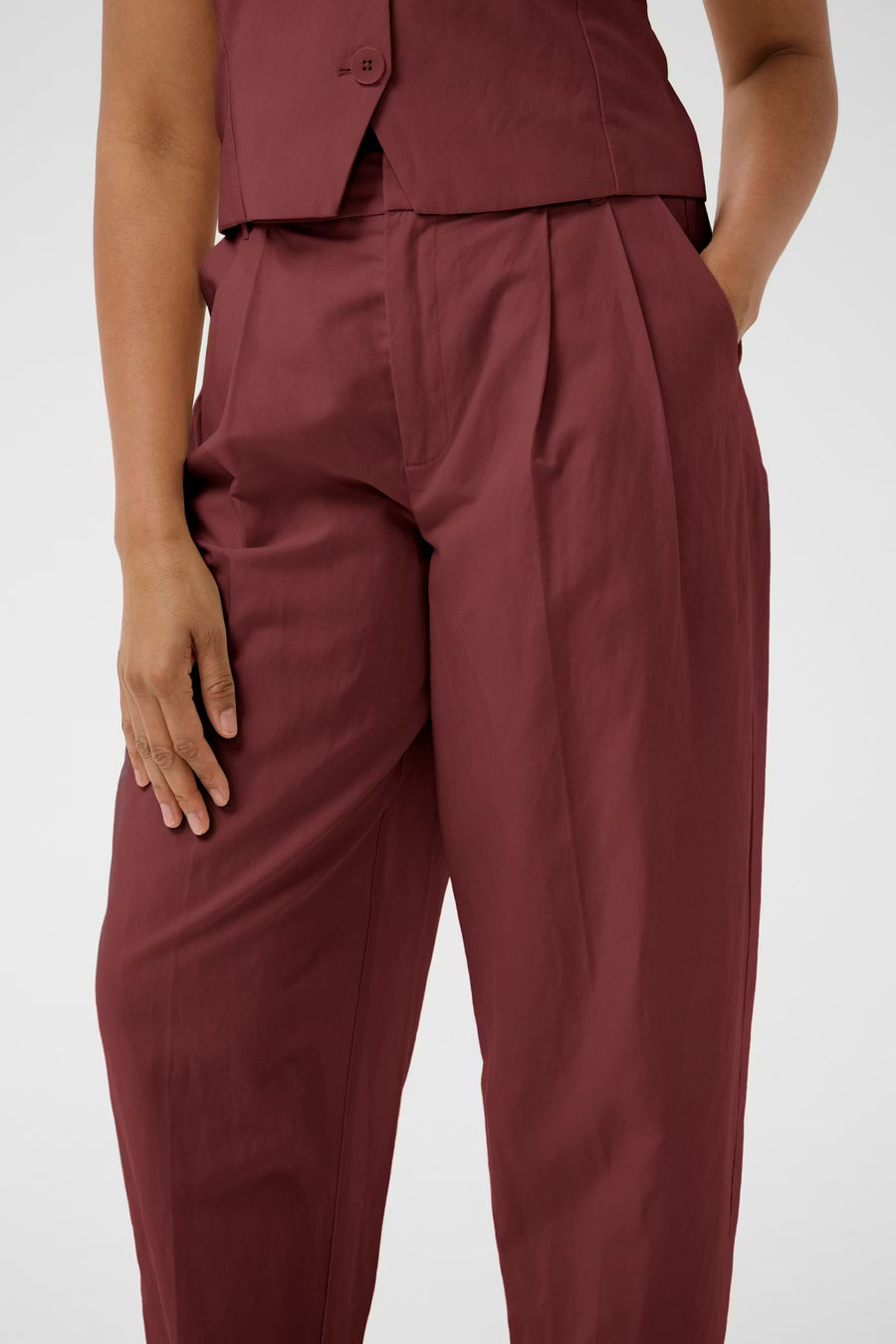 Part Two - Beatriz Pants - Bourdoux Rød