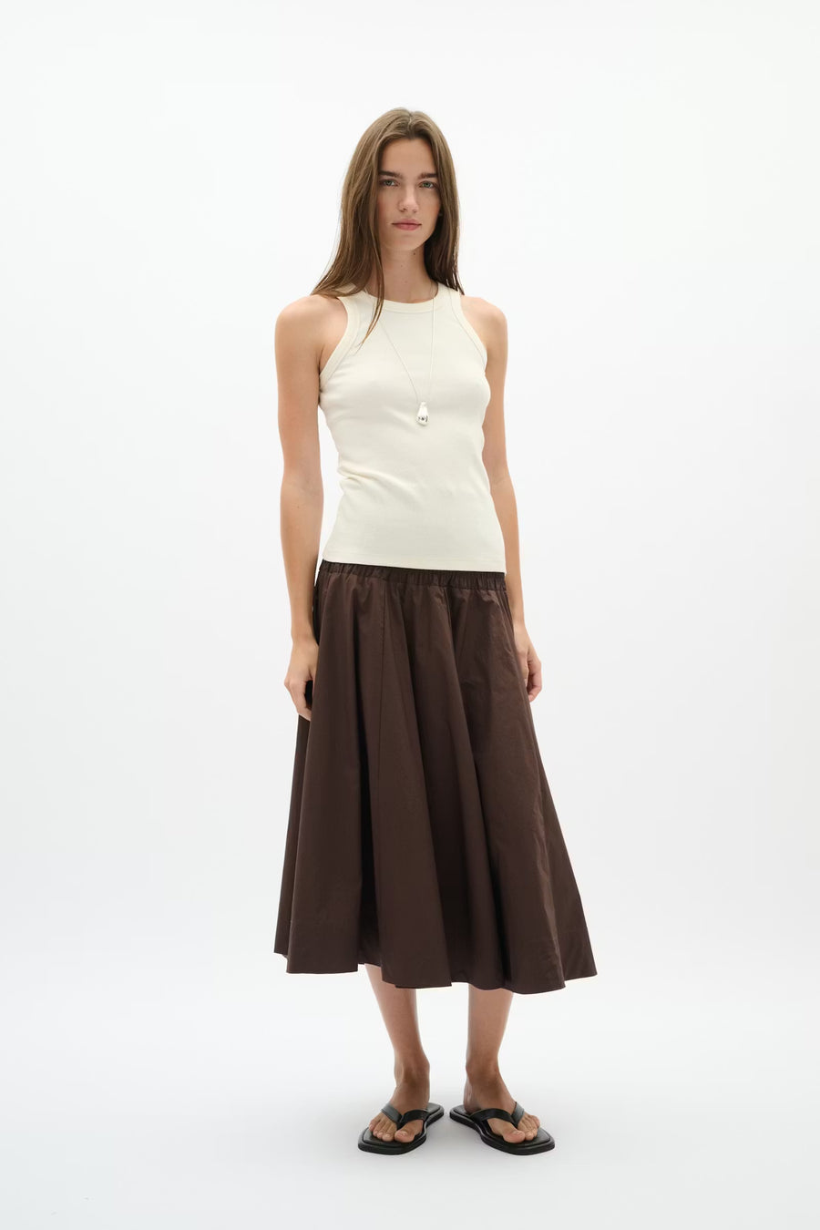 In Wear - RavenIW Skirt - Brun