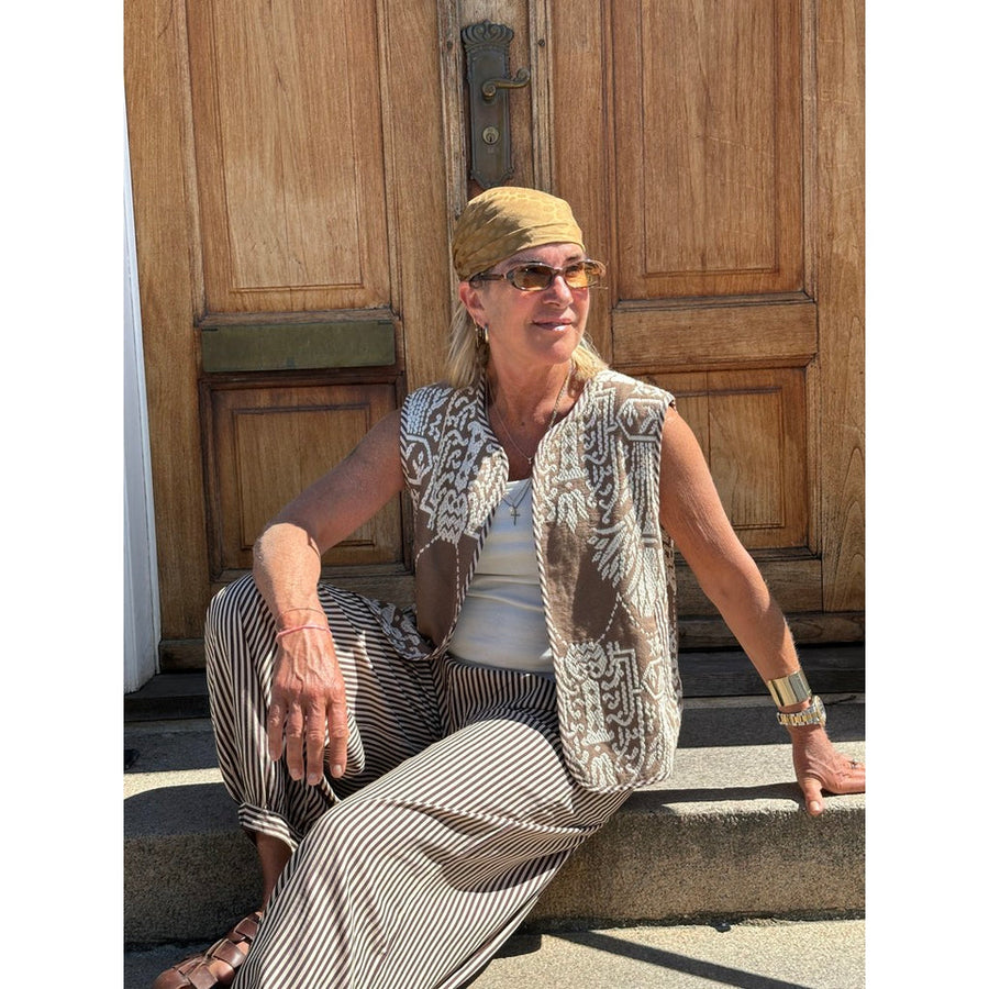 Gaspar - Marli waistcoat - Brown