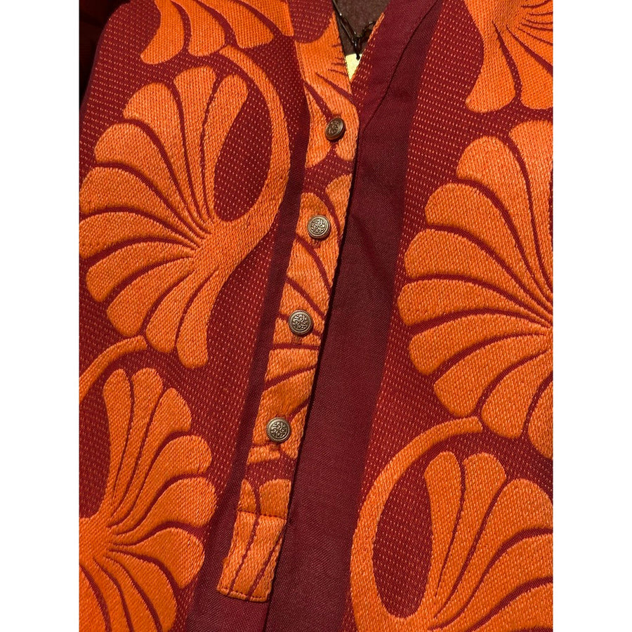 Gaspar - Tunø jacquard dress - Red