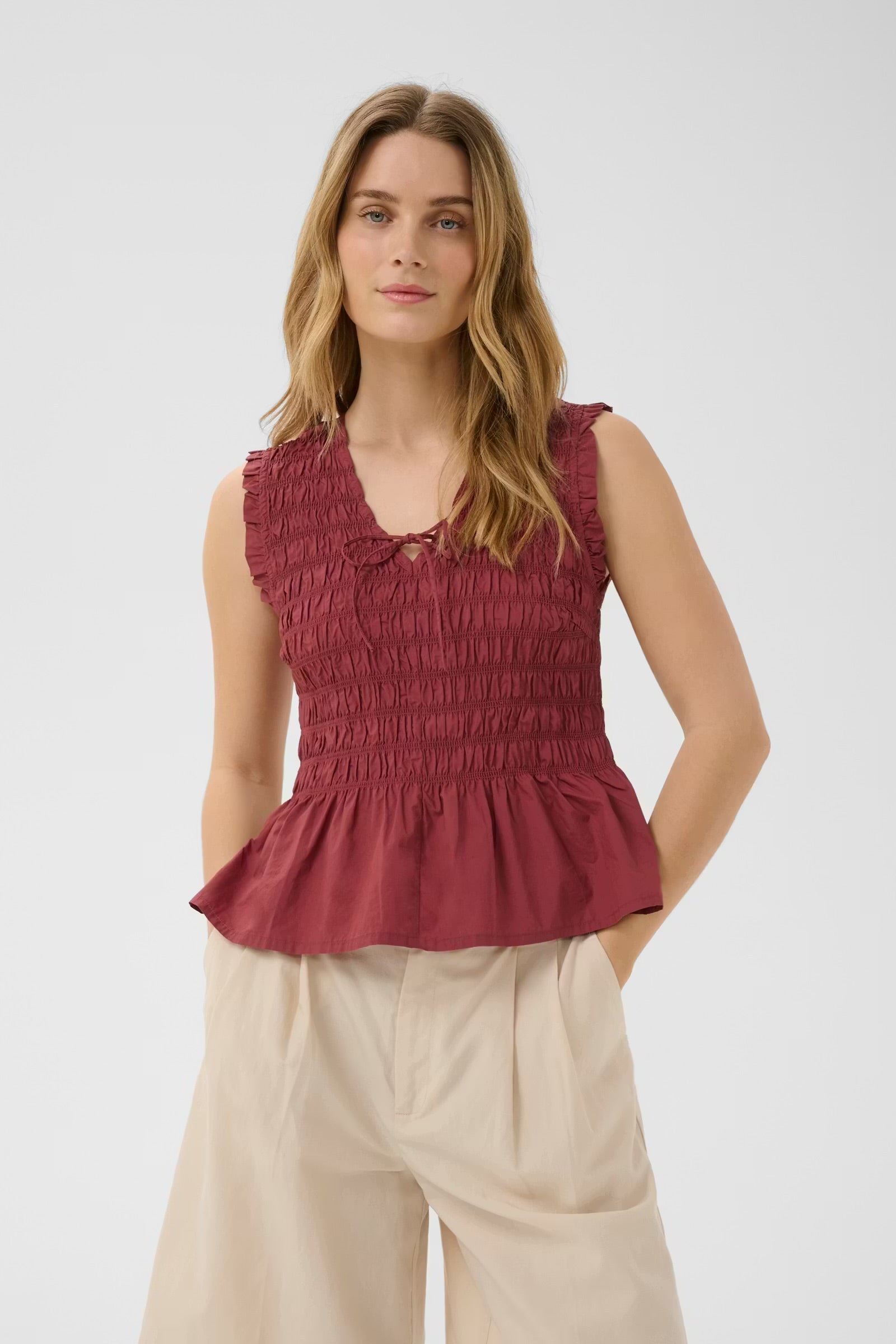Part Two - Borgny top - Russet