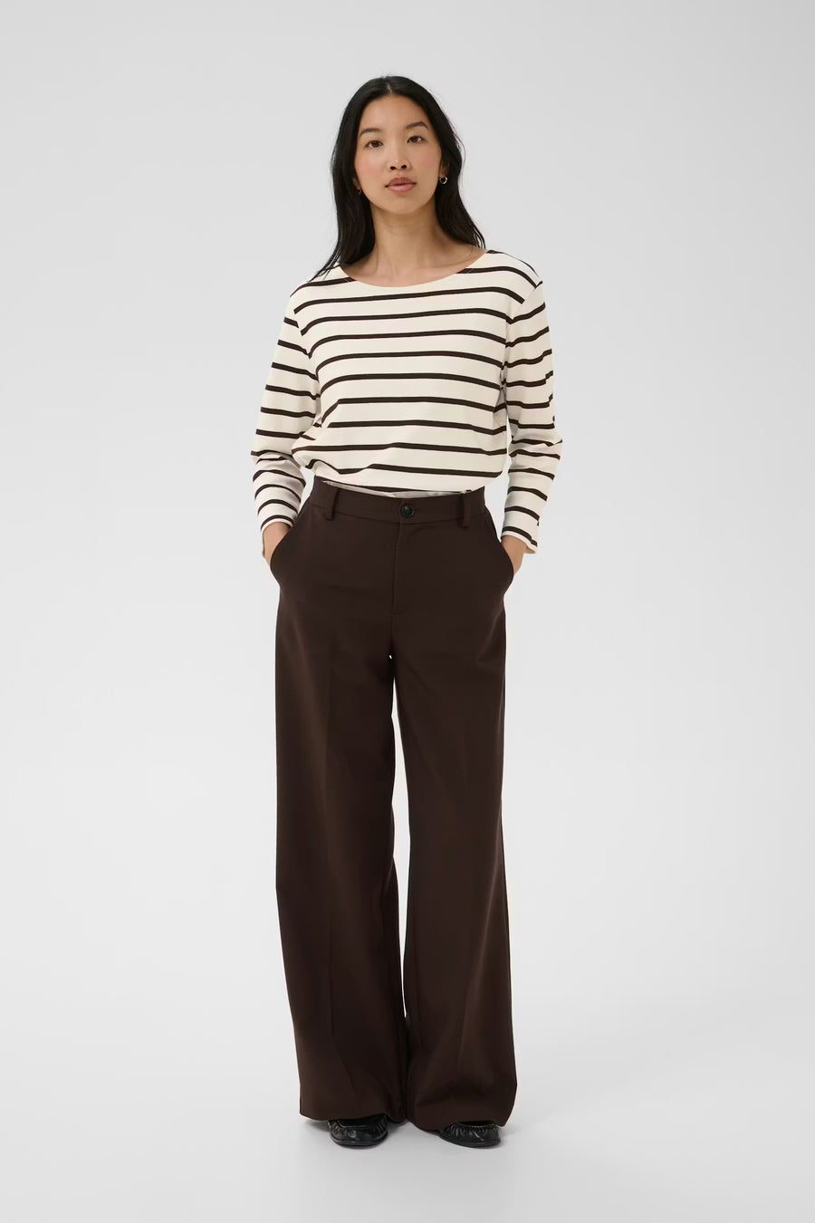 Part Two - Nela T-shirt - Mole stripe