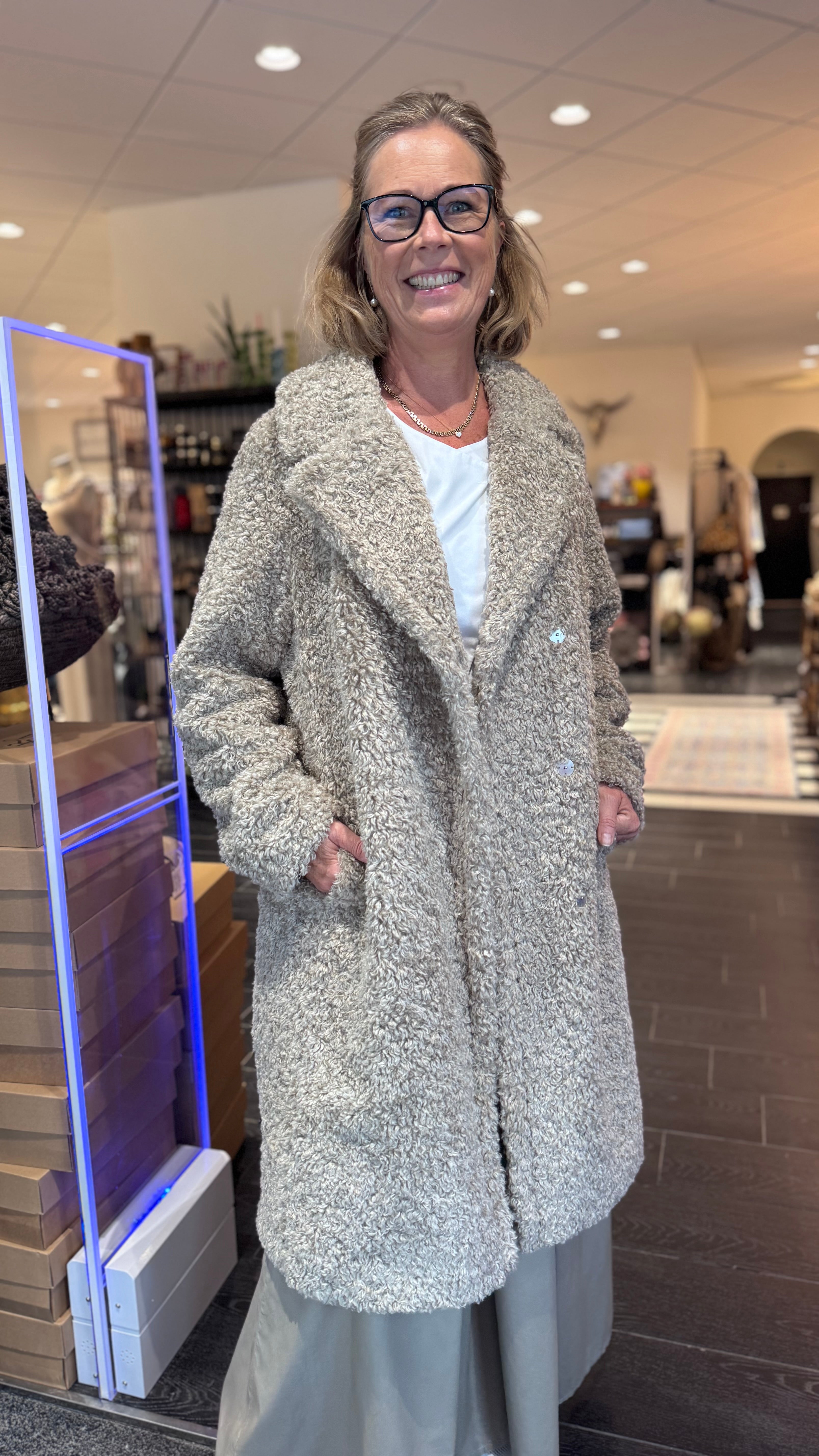 Mauritius - Nindy long coat - taupe