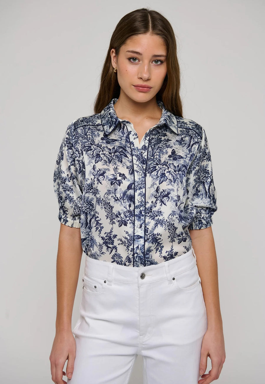 DK - Violeta shirt - Royal garden