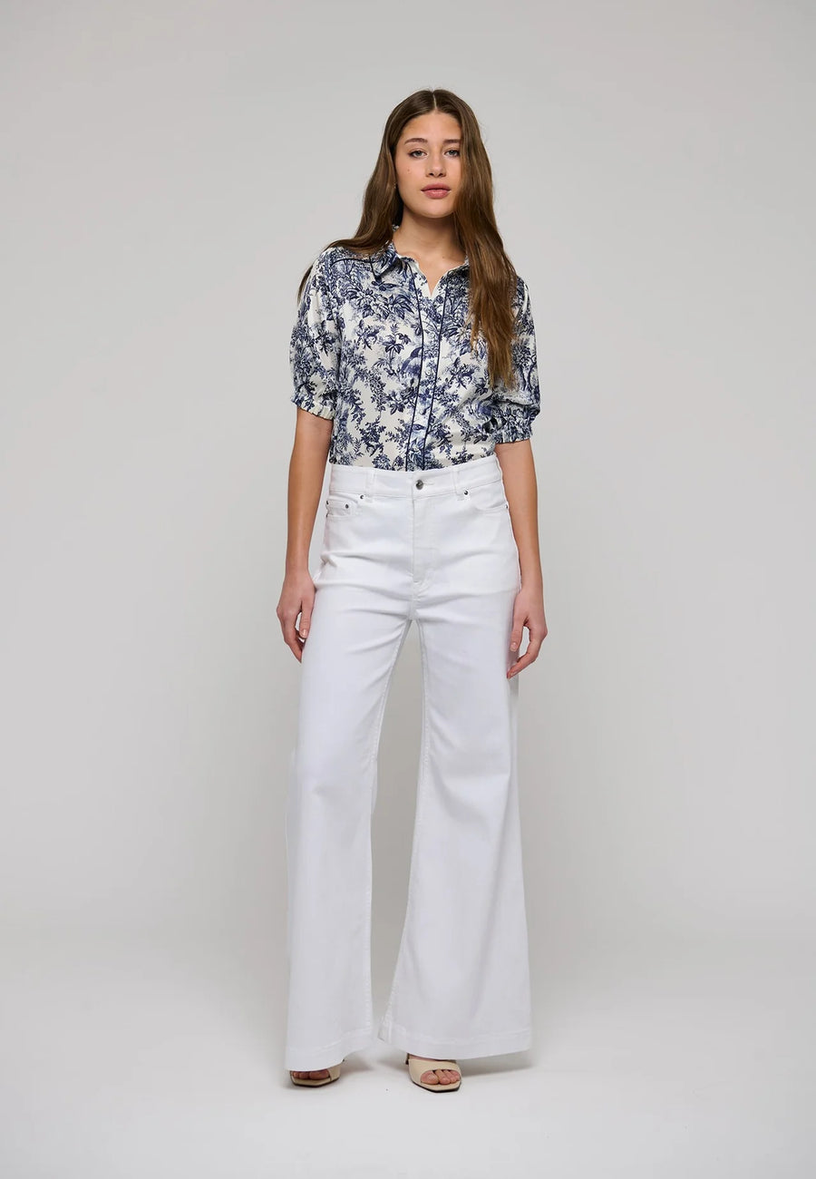 DK - Violeta shirt - Royal garden
